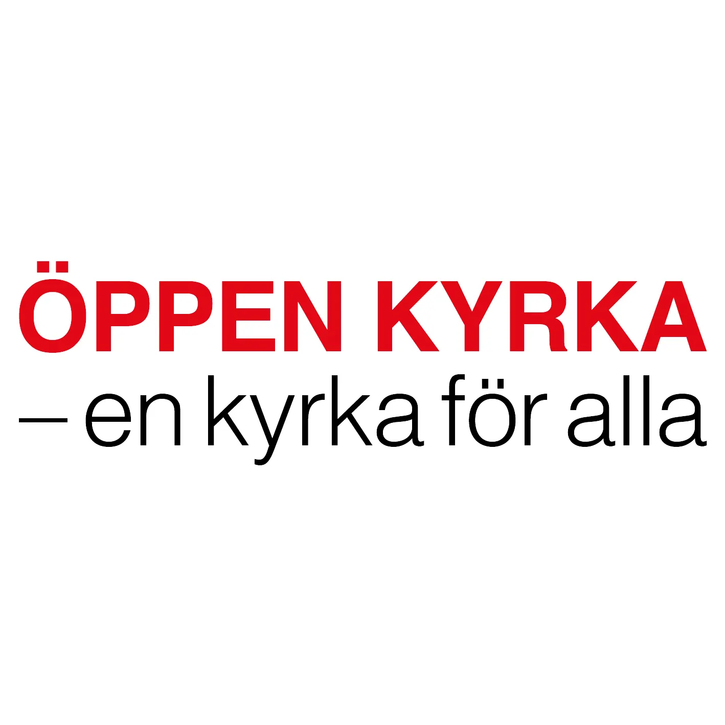 Öppen kyrka - en kyrka for alla